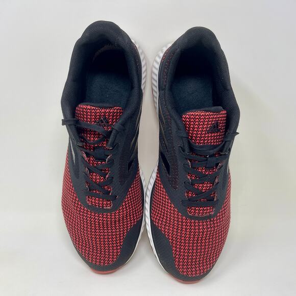 Adidas Edge RC Sporty Running Shoes Men's Sz 12 Black Red 137.4=J.8.5 - Picture 11 of 12